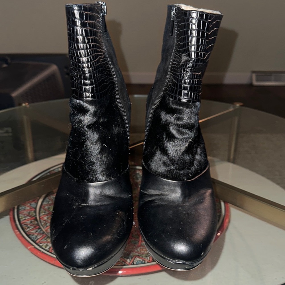 INC stiletto boots